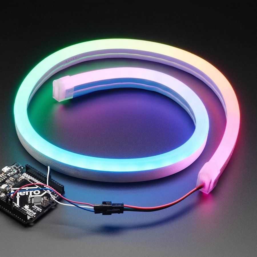 Adafruit NeoPixel RGB-LED-Neon-Leiste, Flex Strip mit Silikonmantel, 1m, 3869
