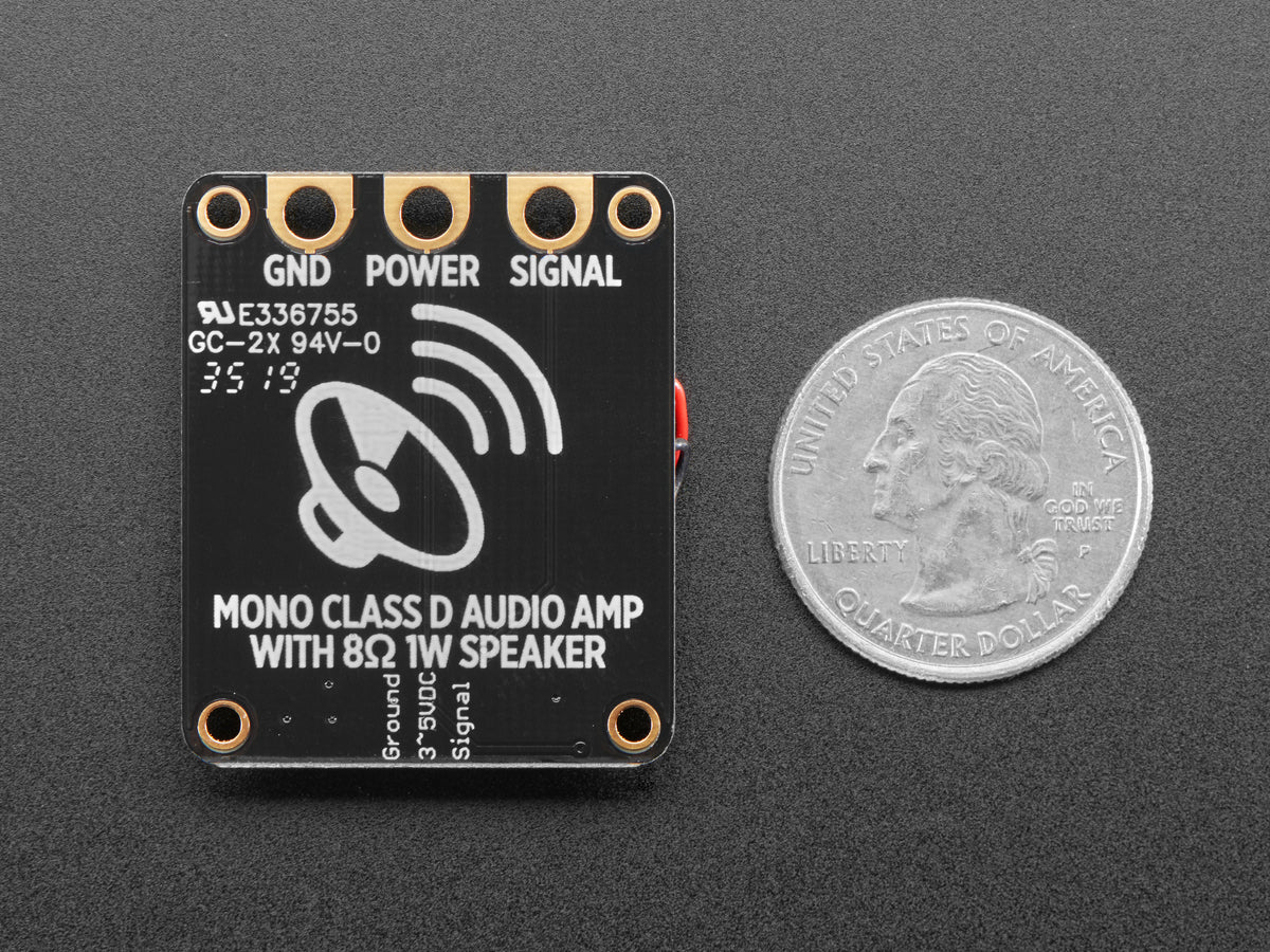 Adafruit STEMMA Speaker, Plug and Play Audio Amplifier