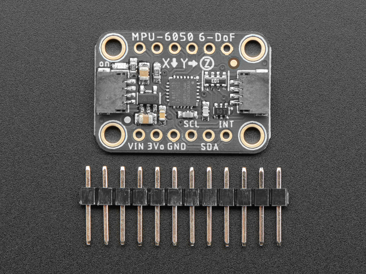 Adafruit MPU-6050 6-DoF Accelerometer und Gyroskop, I2C, STEMMA QT / Qwiic, 3886