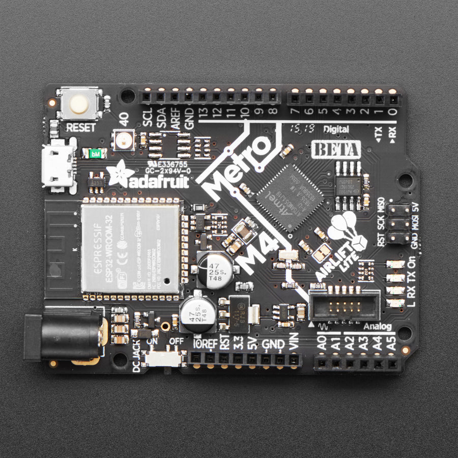 Adafruit Metro M4 Express AirLift (WiFi), Lite, 4000