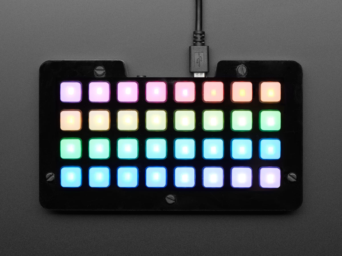 Adafruit NeoTrellis M4 Bausatz mit Gehäuse und Taster, 4020