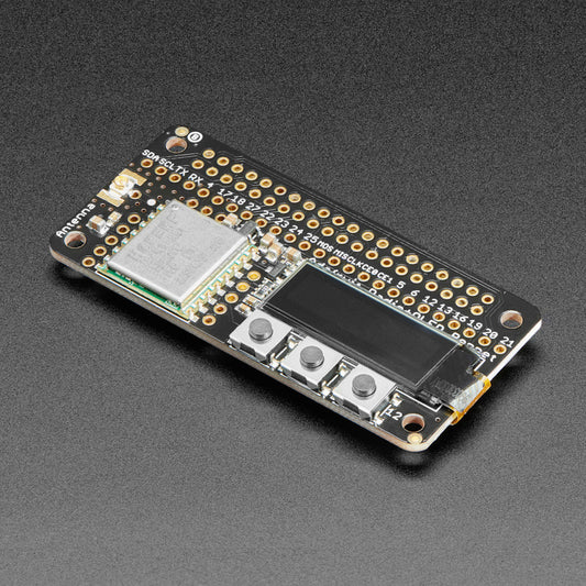Adafruit LoRa Radio Bonnet with OLED, RFM95W @ 868/915MHz, RadioFruit