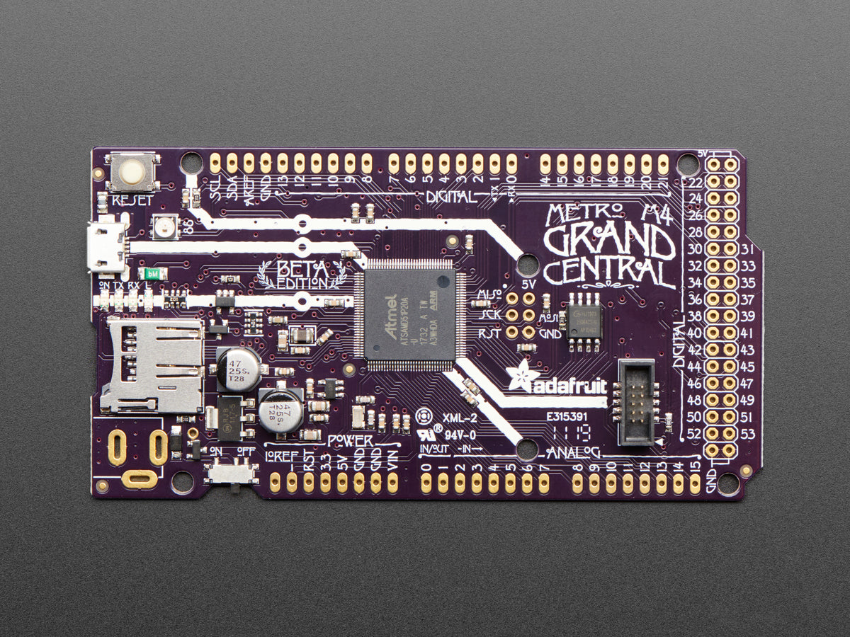 Adafruit Grand Central M4 Express featuring SAMD51, Without Headers