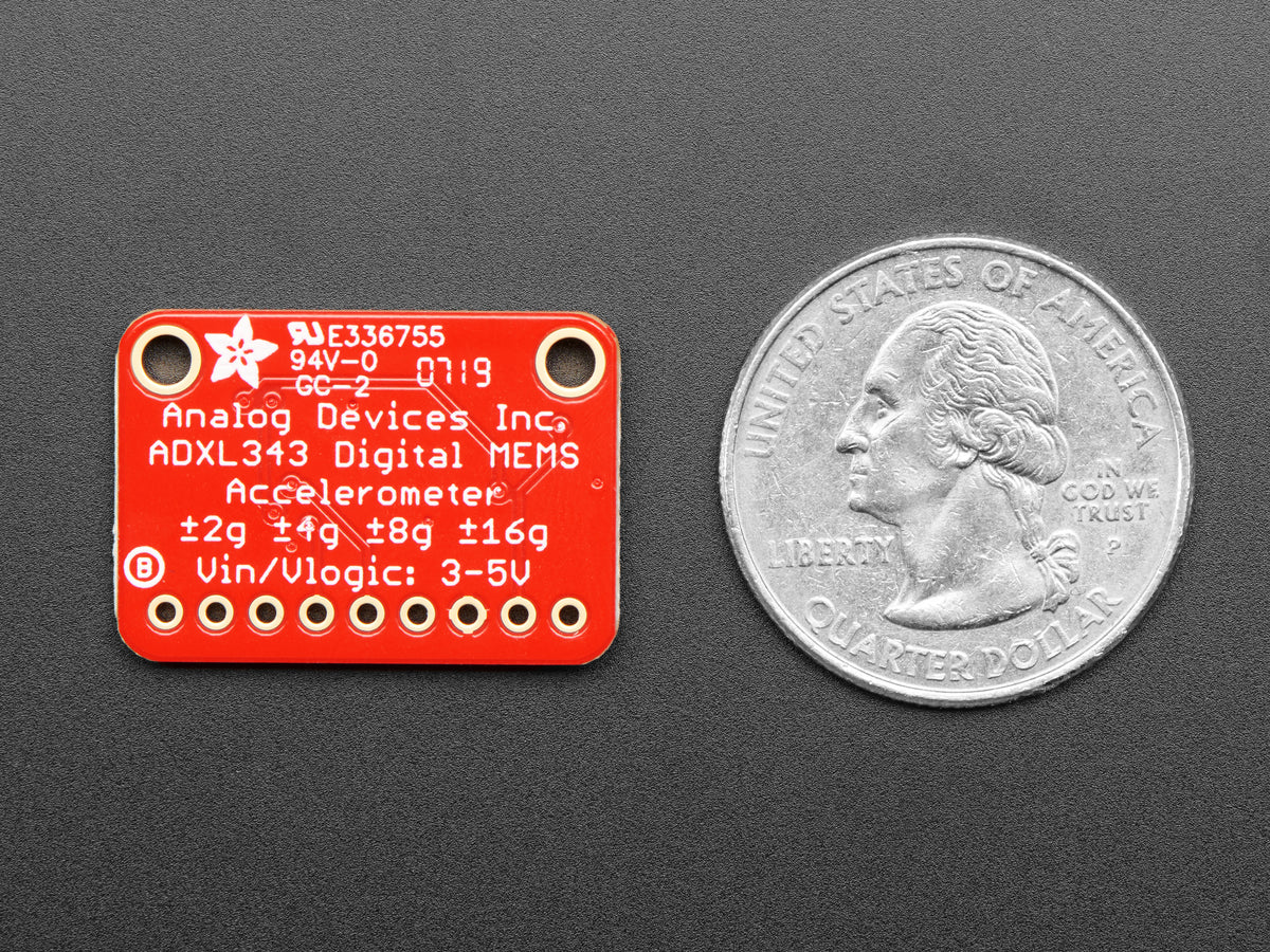 Adafruit ADXL343 3-Achsen-Accelerometer, I2C/SPI, 4097