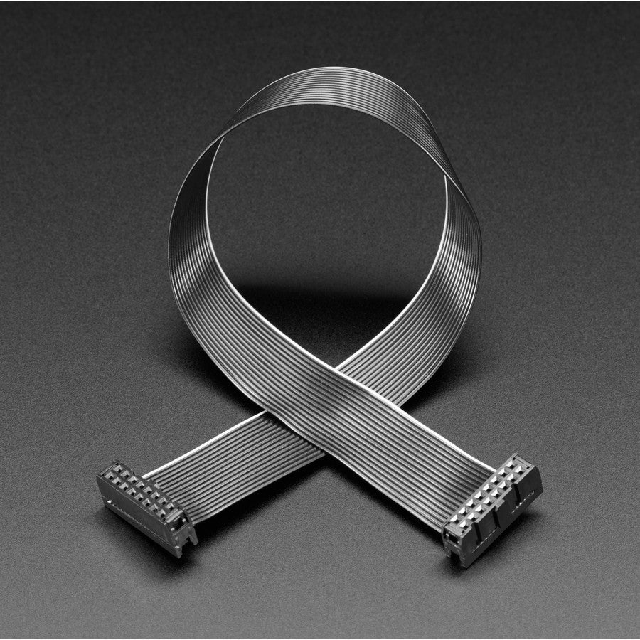 Adafruit GPIO Ribbon Cable 2x8 IDC Cable, 16 pins 12" long, 4170