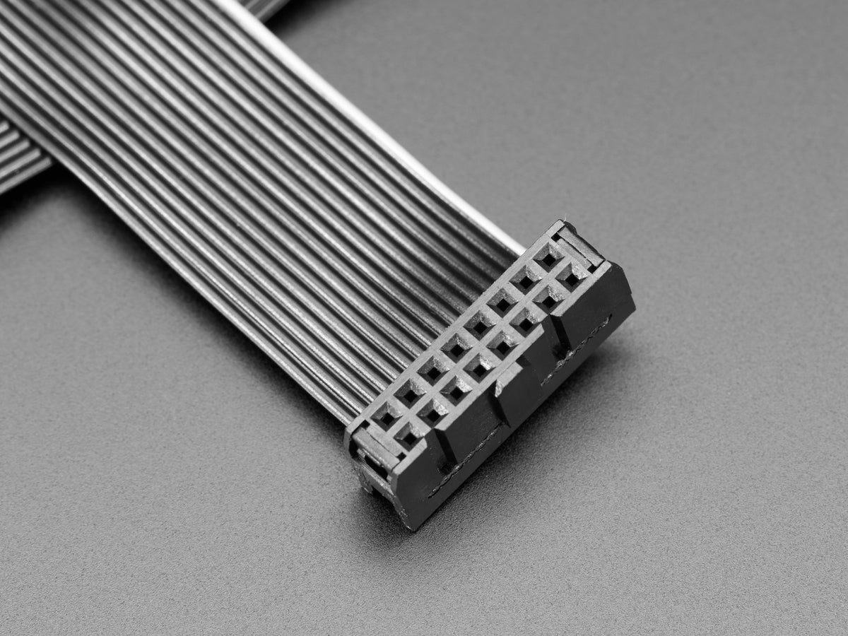 Adafruit GPIO Ribbon Cable 2x8 IDC Cable, 16 pins 12" long, 4170