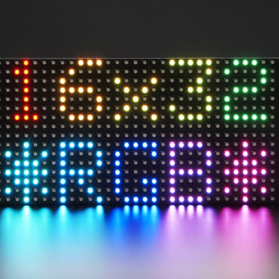 Adafruit Medium 16x32 RGB LED Matrix Panel
