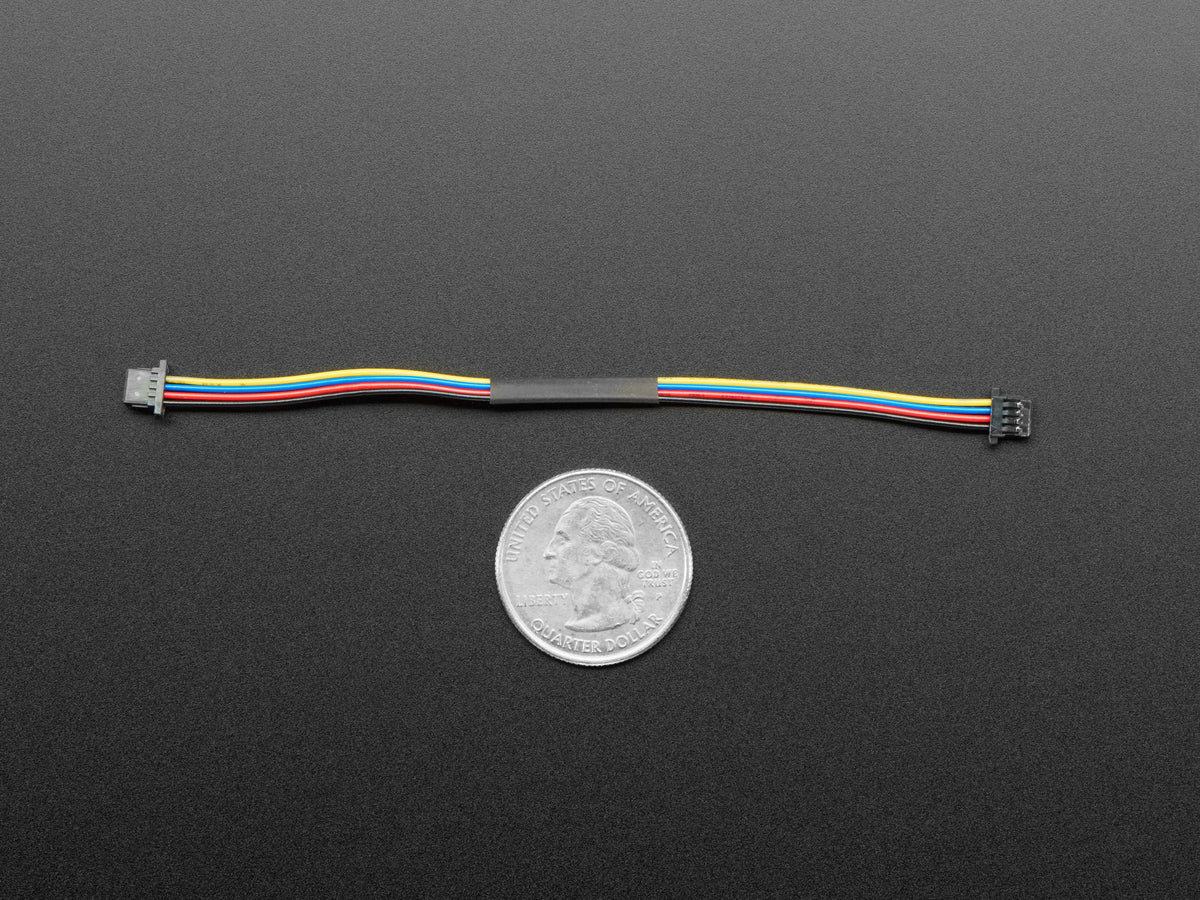 Adafruit STEMMA QT, Qwiic JST SH 4-pin Cable, 100mm