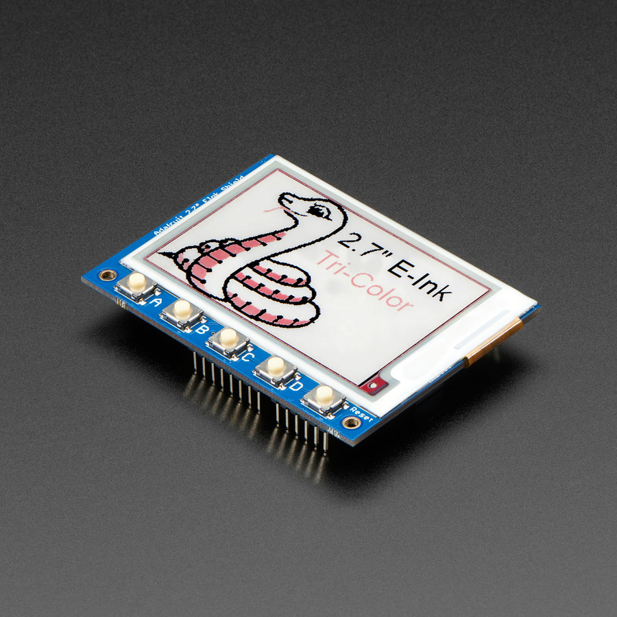 Adafruit 2,7" eInk / ePaper Shield mit SRAM, 3-farbig