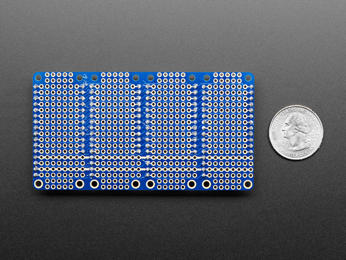 Adafruit Quad Side-by-Side FeatherWing Kit mit Buchsenleisten, 4254