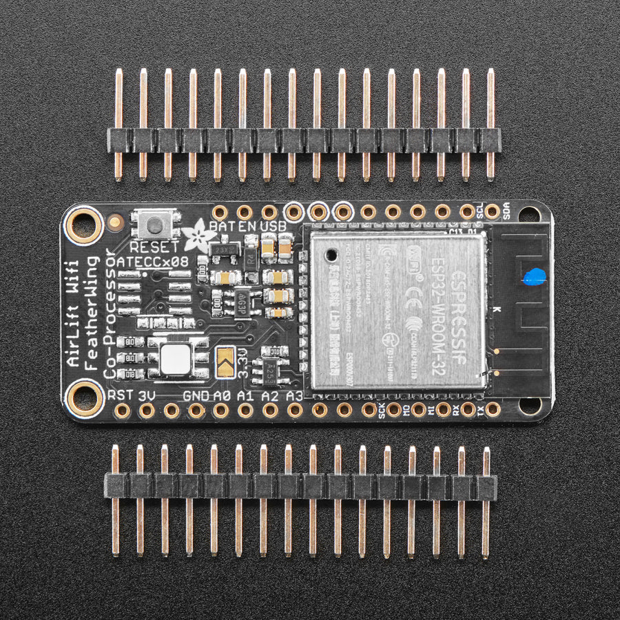 Adafruit AirLift FeatherWing, ESP32 WiFi Co-Processor