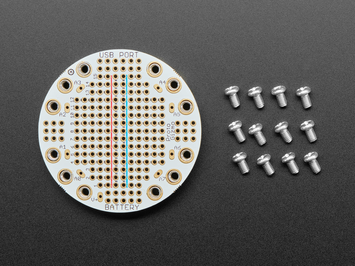 Adafruit Circuit Playground Proto Gizmo, Bolt-on Perma-Proto, 4320