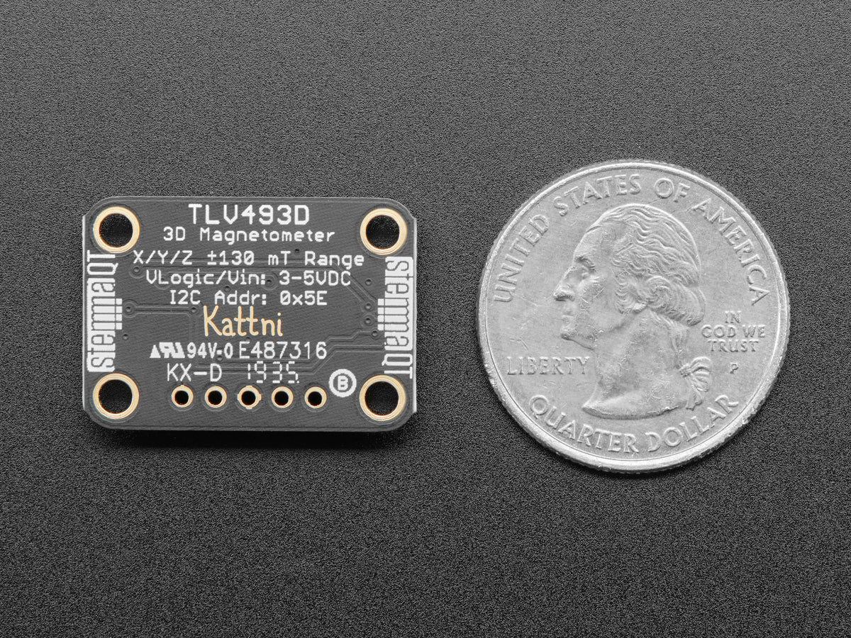 Adafruit TLV493D 3-Achsen-Magnetometer, I2C, STEMMA QT / Qwiic, 4366