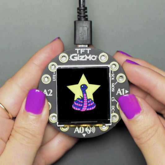 Adafruit Circuit Playground TFT Gizmo, Bolt-on Display + Audio Amplifier