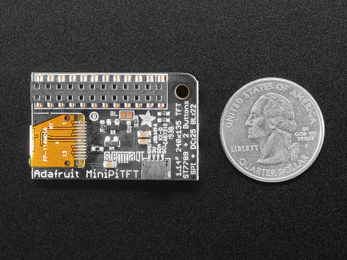 Adafruit Mini PiTFT, 135x240 IPS Farb-TFT für Raspberry Pi, 4393