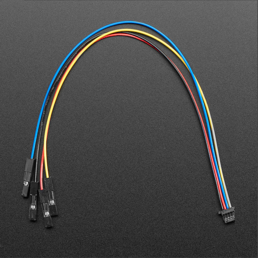Adafruit STEMMA QT JST SH 4-pin Cable with Premium Female Sockets, 150mm Long, Qwiic Compatible