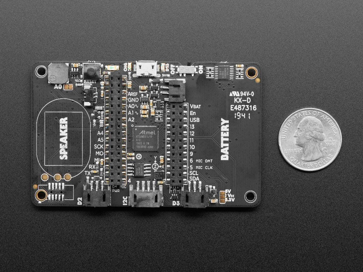 Adafruit EdgeBadge, TensorFlow Lite for Microcontrollers