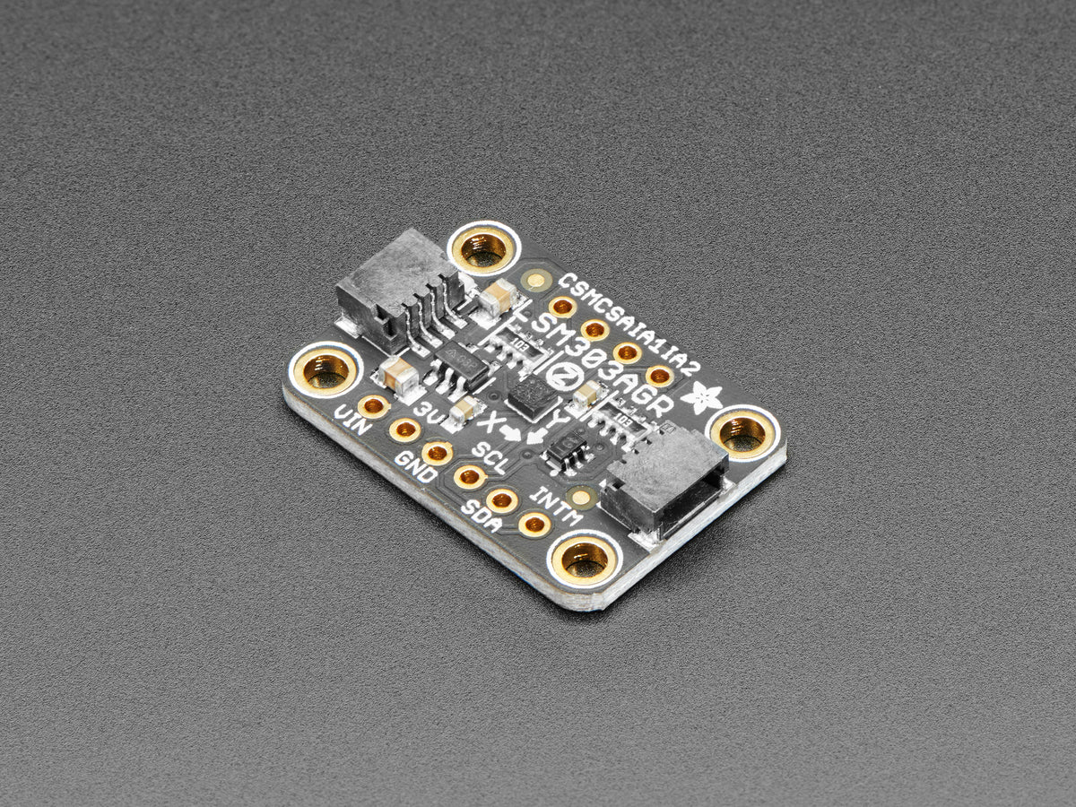 Adafruit LSM303AGR Accelerometer und Magnetometer, I2C, STEMMA QT / Qwiic, 4413