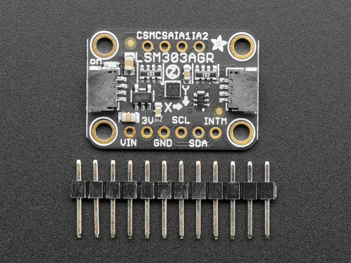 Adafruit LSM303AGR Accelerometer und Magnetometer, I2C, STEMMA QT / Qwiic, 4413