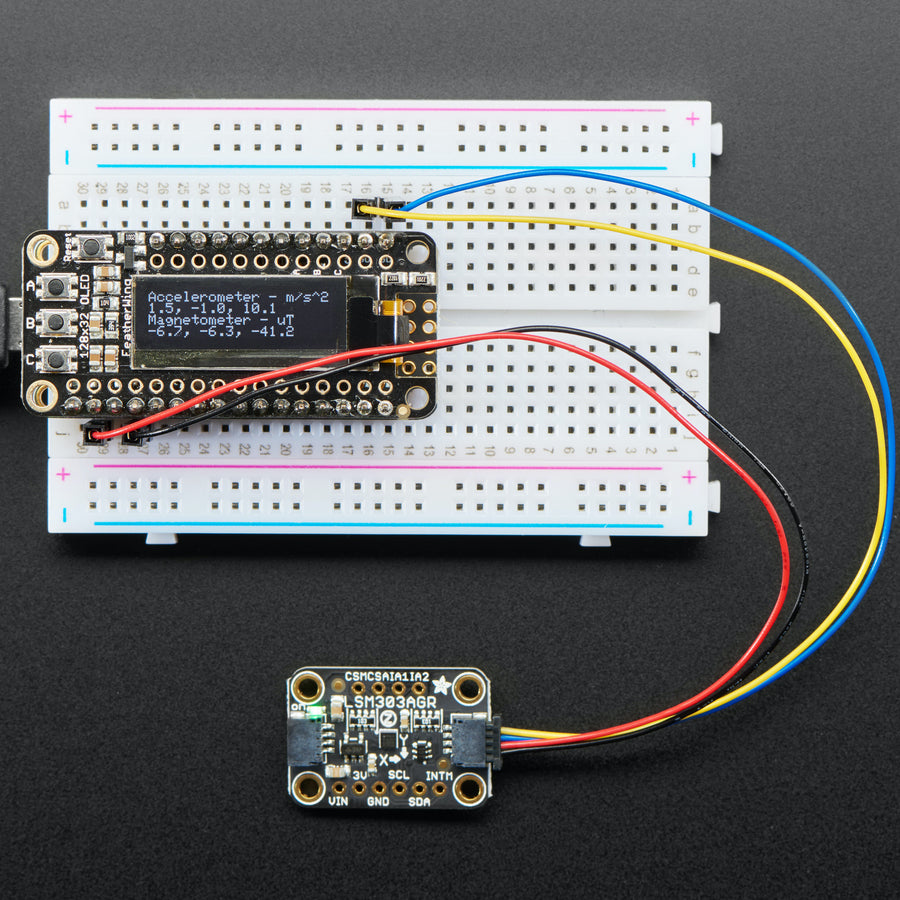 Adafruit LSM303AGR Accelerometer und Magnetometer, I2C, STEMMA QT / Qwiic, 4413