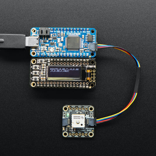 Adafruit Mini GPS PA1010D, UART and I2C, STEMMA QT
