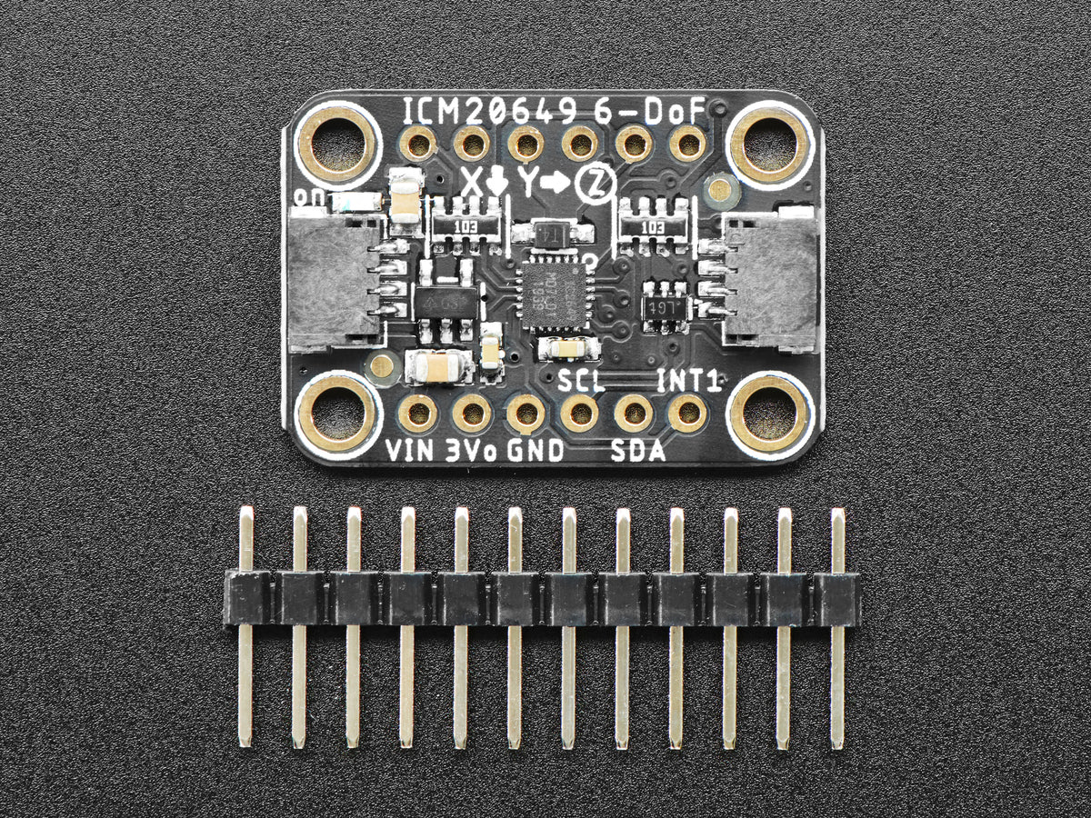 Adafruit ICM-20649 Weitbereichs-Accelerometer und -Gyroskop ±30g ±4000dps 6-DoF IMU, STEMMA QT / Qwiic, 4464
