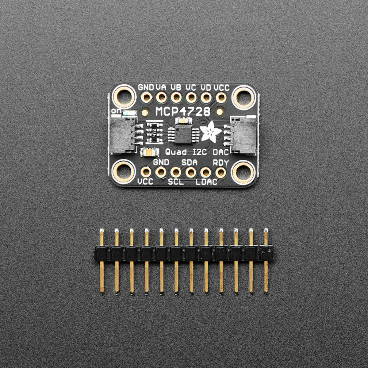 Adafruit MCP4728 4-Kanal D/A-Wandler mit EEPROM, DAC, STEMMA QT / Qwiic, 4470