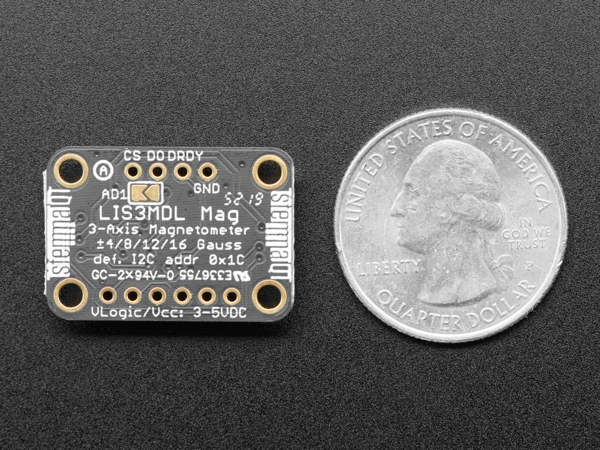 Adafruit 3-Achsen-Magnetometer LIS3MDL, STEMMA QT / Qwiic, 4479