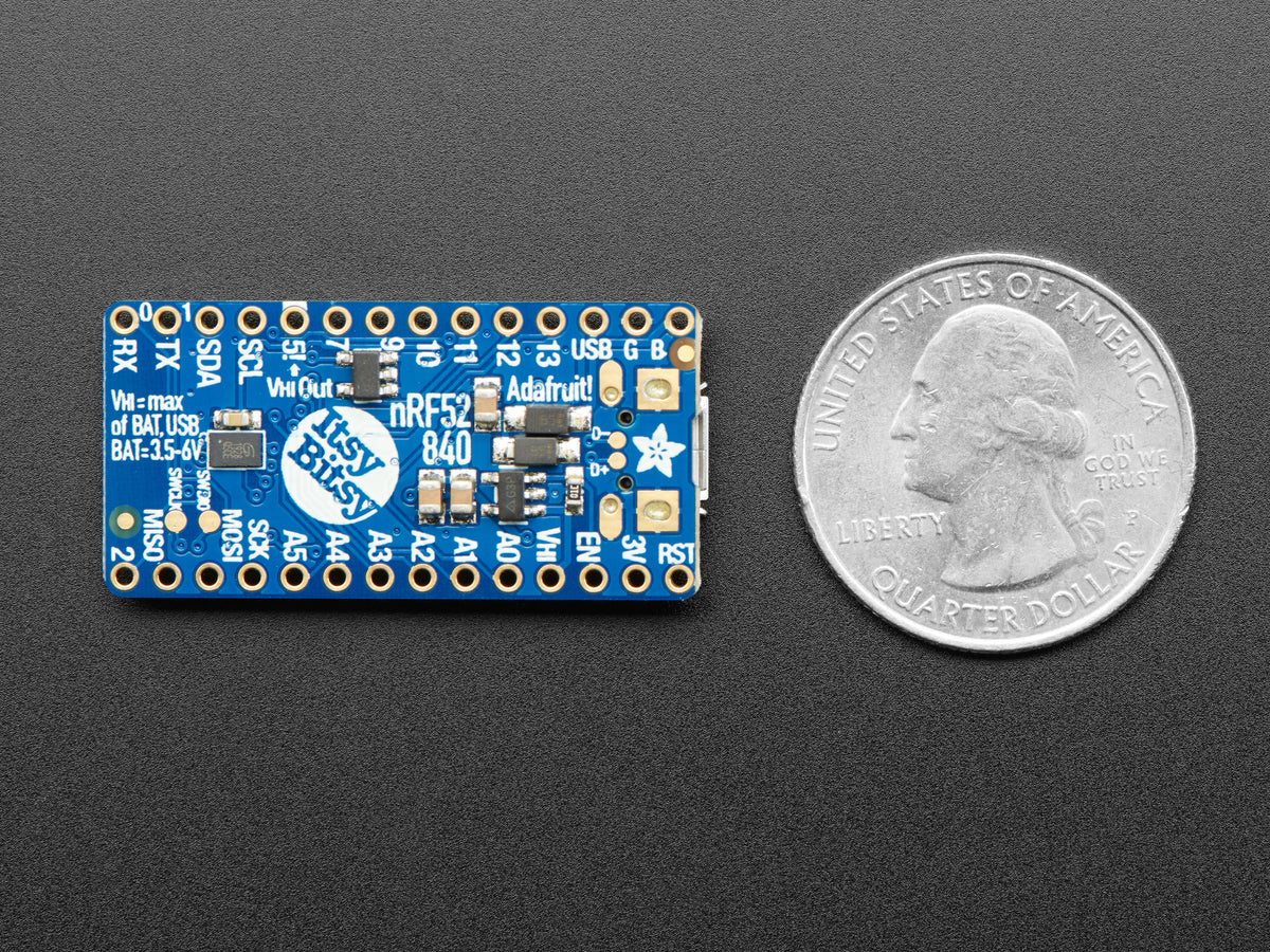 Adafruit ItsyBitsy nRF52840 Express, Bluetooth LE