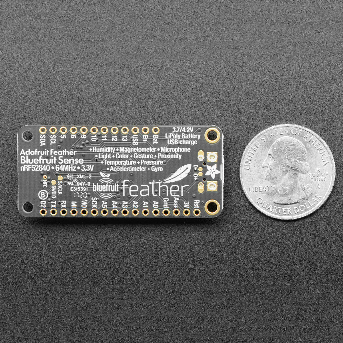 Adafruit Feather nRF52840 Sense, 4516