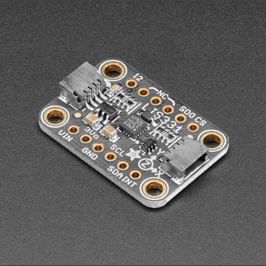Adafruit LIS331 3-Achsen-Weitbereichs-Beschleunigungssensor ±24g, STEMMA QT / Qwiic, 4626