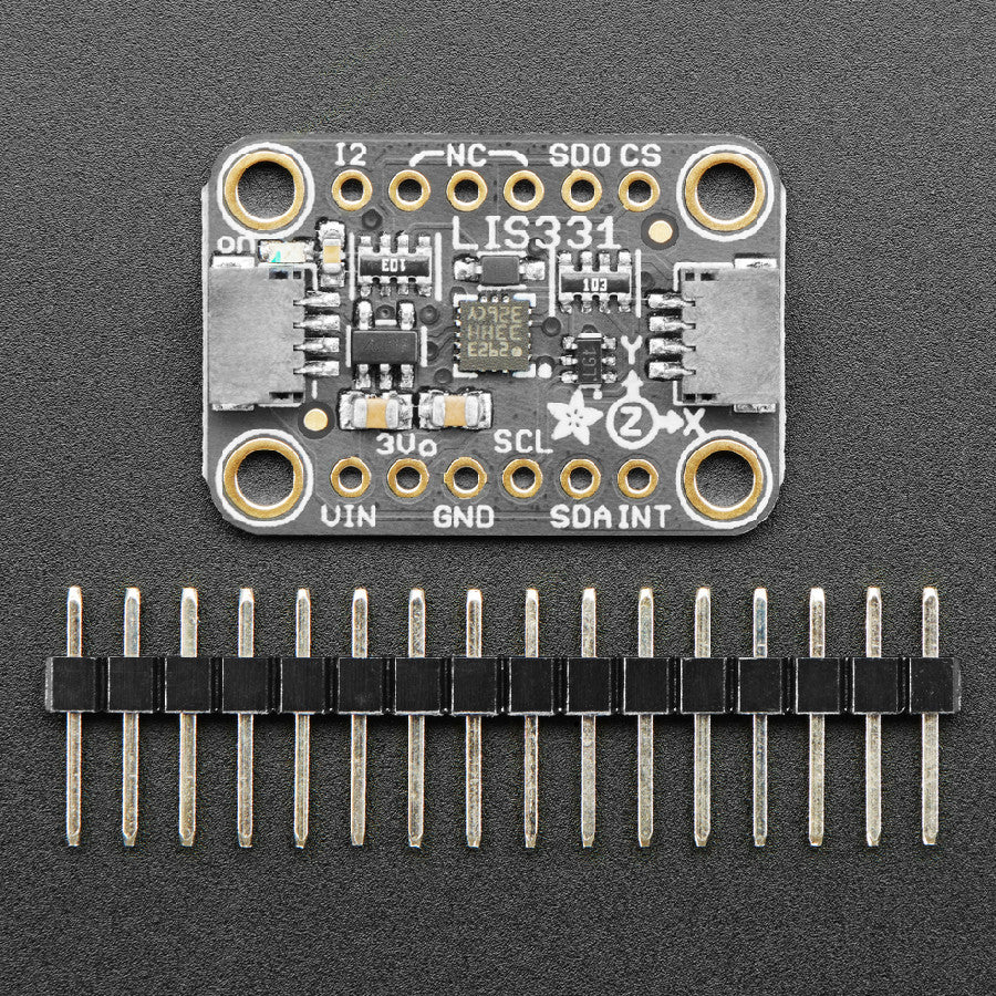 Adafruit LIS331 3-Achsen-Weitbereichs-Beschleunigungssensor ±24g, STEMMA QT / Qwiic, 4626