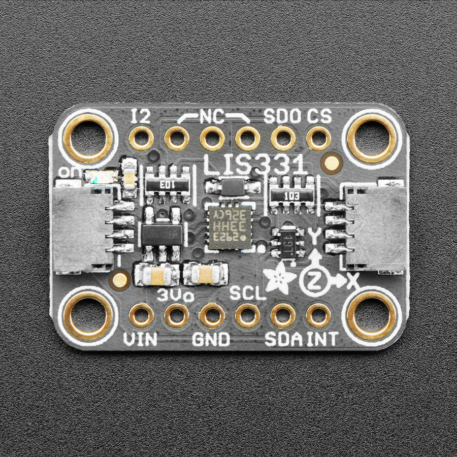 Adafruit LIS331 3-Achsen-Weitbereichs-Beschleunigungssensor ±24g, STEMMA QT / Qwiic, 4626