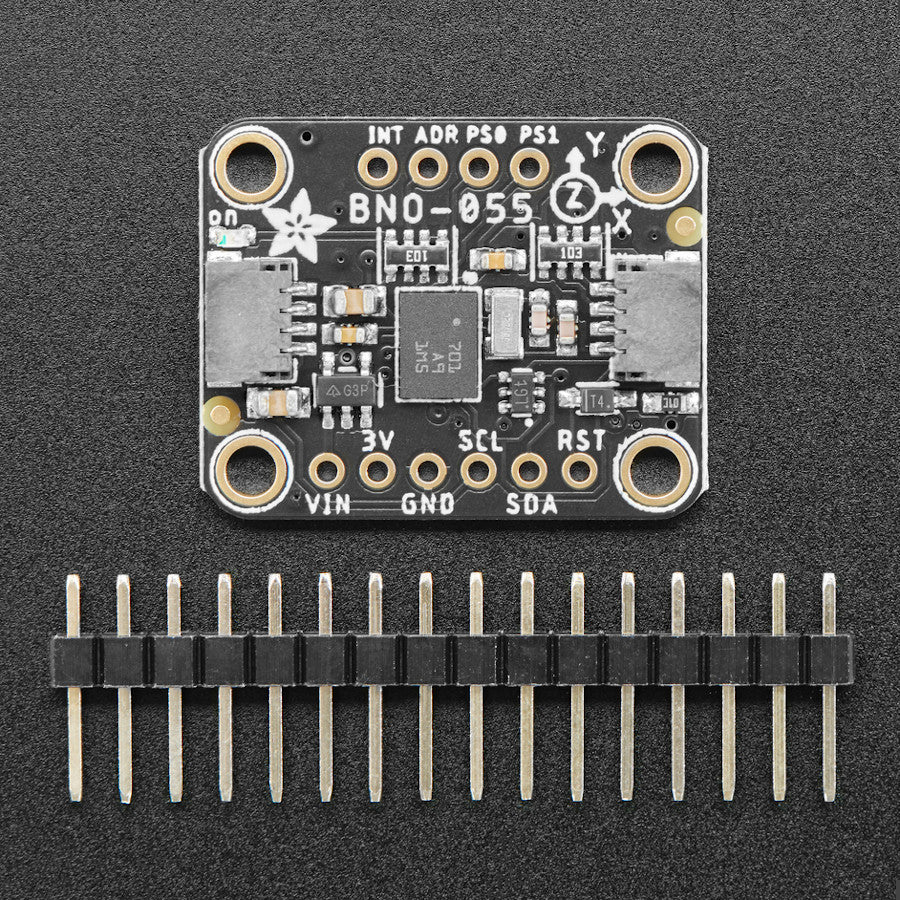 Adafruit BNO055 Breakout für absolute Orientierung, 9-DOF, I2C, STEMMA QT / Qwiic, 4646