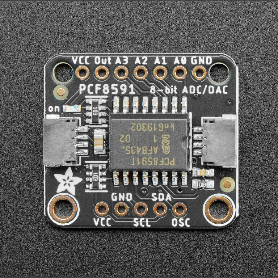 Adafruit PCF8591 Quad 8-bit ADC + 8-bit DAC, STEMMA QT / Qwiic
