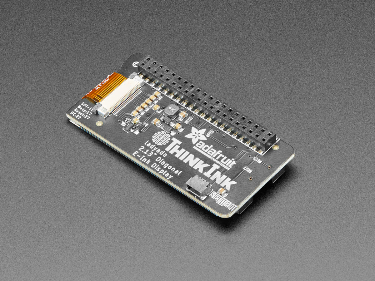 Adafruit 2,13" E-Ink Bonnet für Raspberry Pi, monochrom, 4687