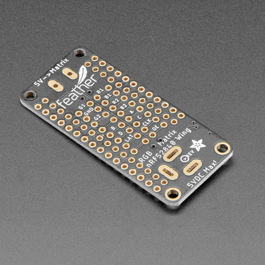 Adafruit RGB Matrix FeatherWing Kit für Feather nRF52840, 4702