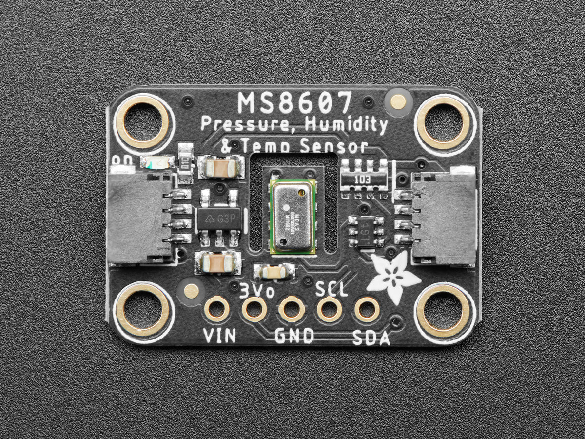 Adafruit MS8607 Druck-, Luftfeuchtigkeits- und Temperatursensor, STEMMA QT / Qwiic, 4716