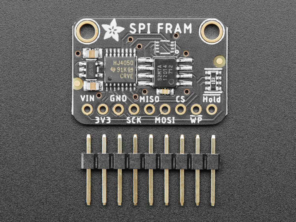 Adafruit SPI Non-Volatile FRAM Breakout, 2Mbit / 256KByte, MB85RS2MTA, 4718