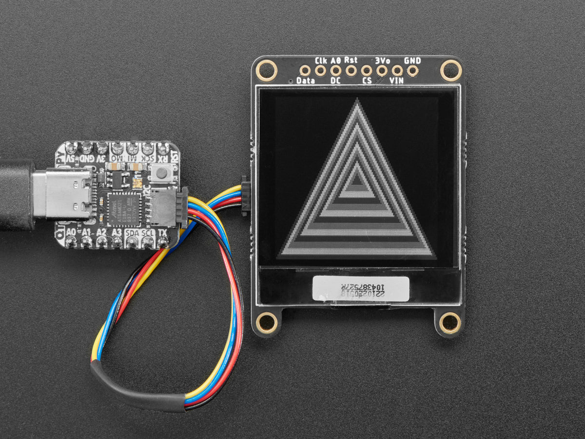 Adafruit Graustufen 1,5" 128x128 OLED-Grafikdisplay, STEMMA QT/Qwiic, 4741