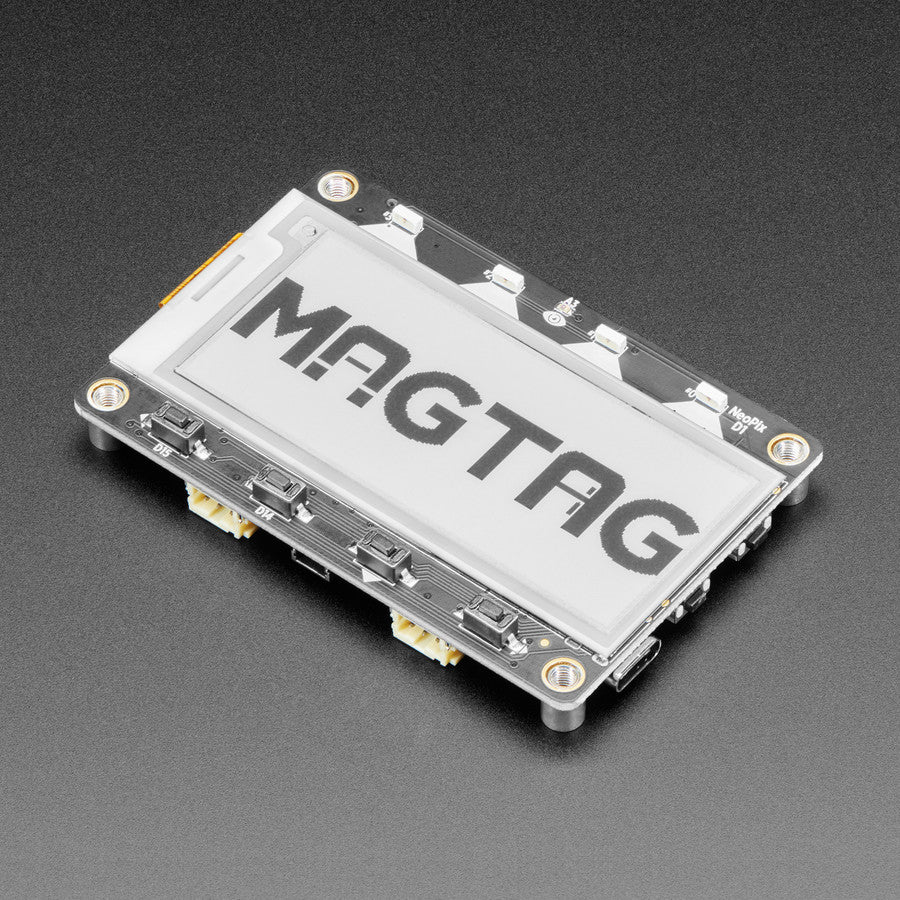 Adafruit MagTag 2,9" Graustufen E-Ink WLAN Display mit ESP32-S2, 4800