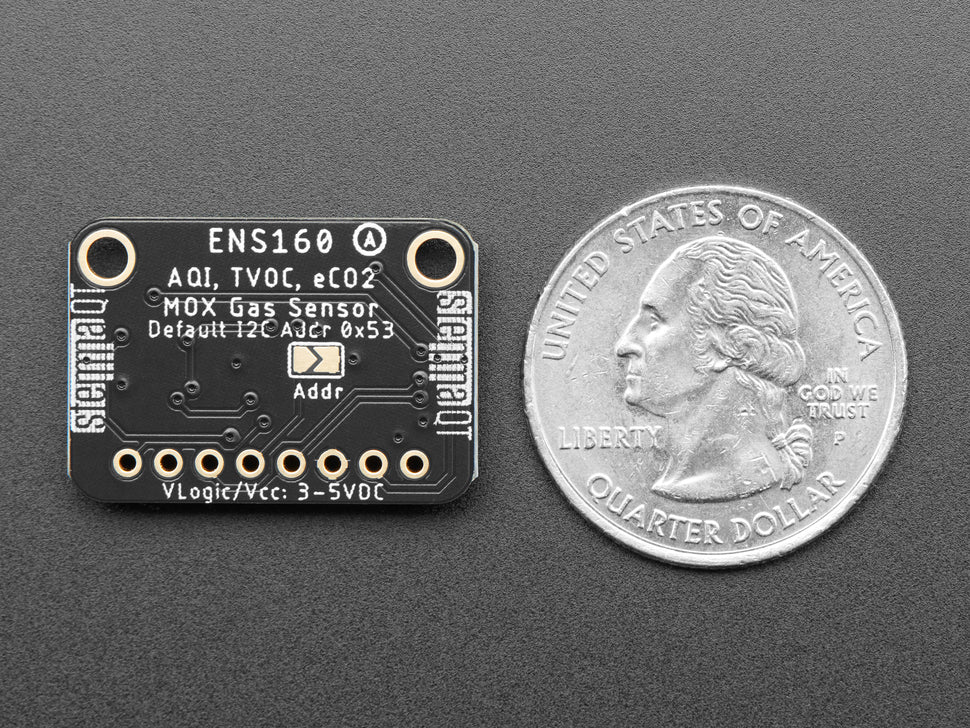 Adafruit ENS160 MOX Gas Sensor, Sciosense CCS811 Upgrade, STEMMA QT/Qwiic, 5606