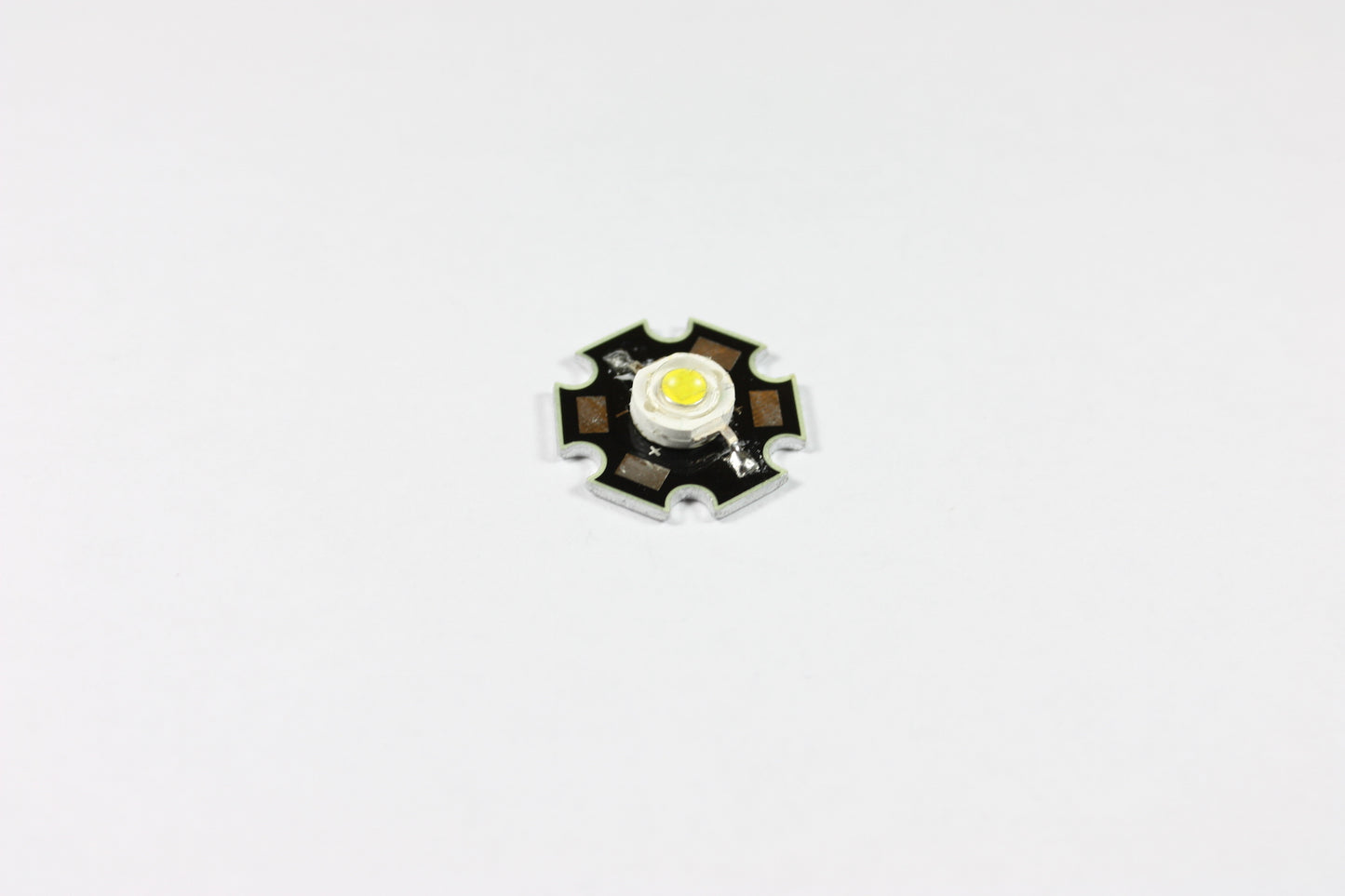 5W High Power LED auf Aluminium-Kühlkörper, gelb, 170 lm, 140°