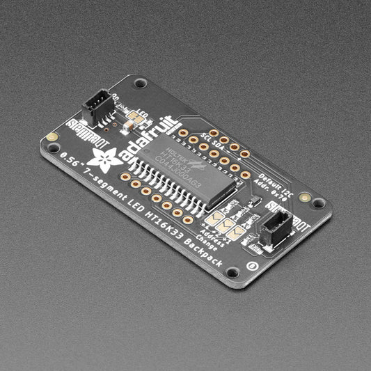 Adafruit 7-Segment LED Matrix Backpack, STEMMA QT