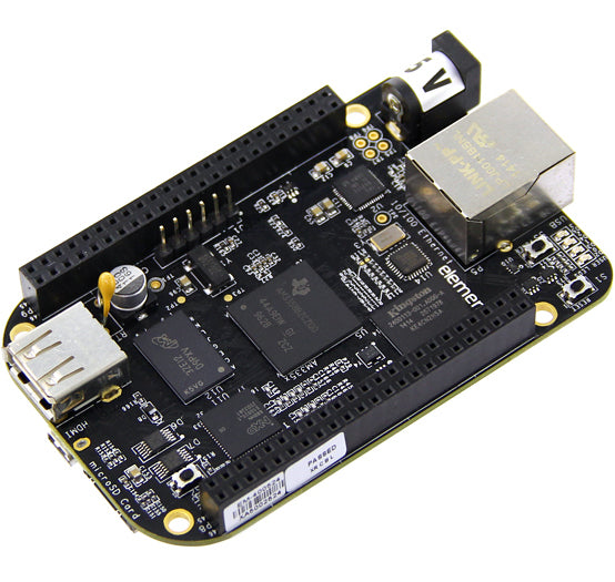 BeagleBone Black, Rev. C, Single-board Computer with 1GHz ARM, 4GB Flash and 512MB DDR3