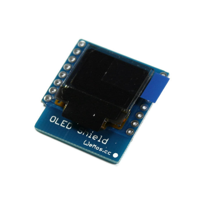 OLED Shield mit 64x48 Pixel-Display für WeMos D1 mini