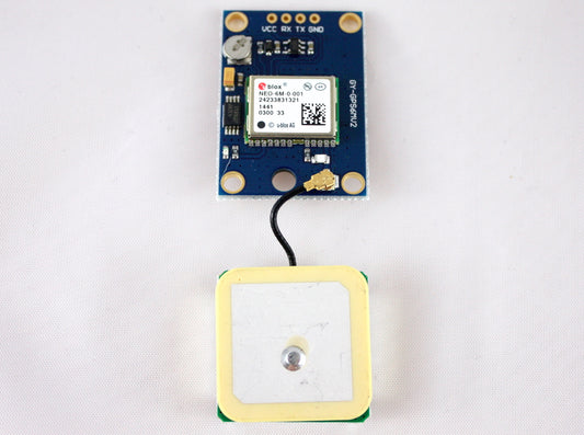 GPS Module with u-blox NEO-6M and Ceramic Antenna for Arduino and Flight Controllers