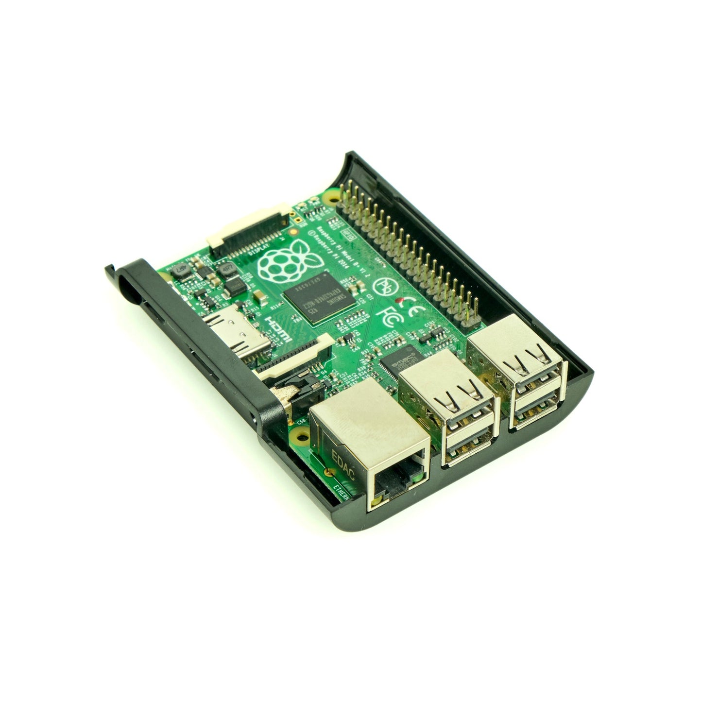Case for Raspberry Pi B+ / Pi 2 / Pi 3, Black