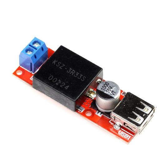 5V 3A DC/DC-Wandler mit USB-Port, 7-24V Eingangsspannung, KIS3R33S Step-Down Modul