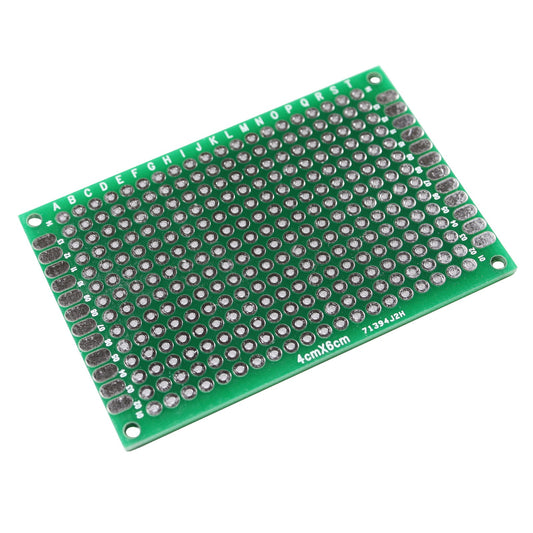 Prototyping PCB, Double Sided, 4x6 cm